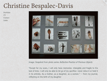 Tablet Screenshot of cbdavisart.com